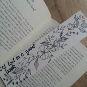 Hand Drawn Floral Bookmark