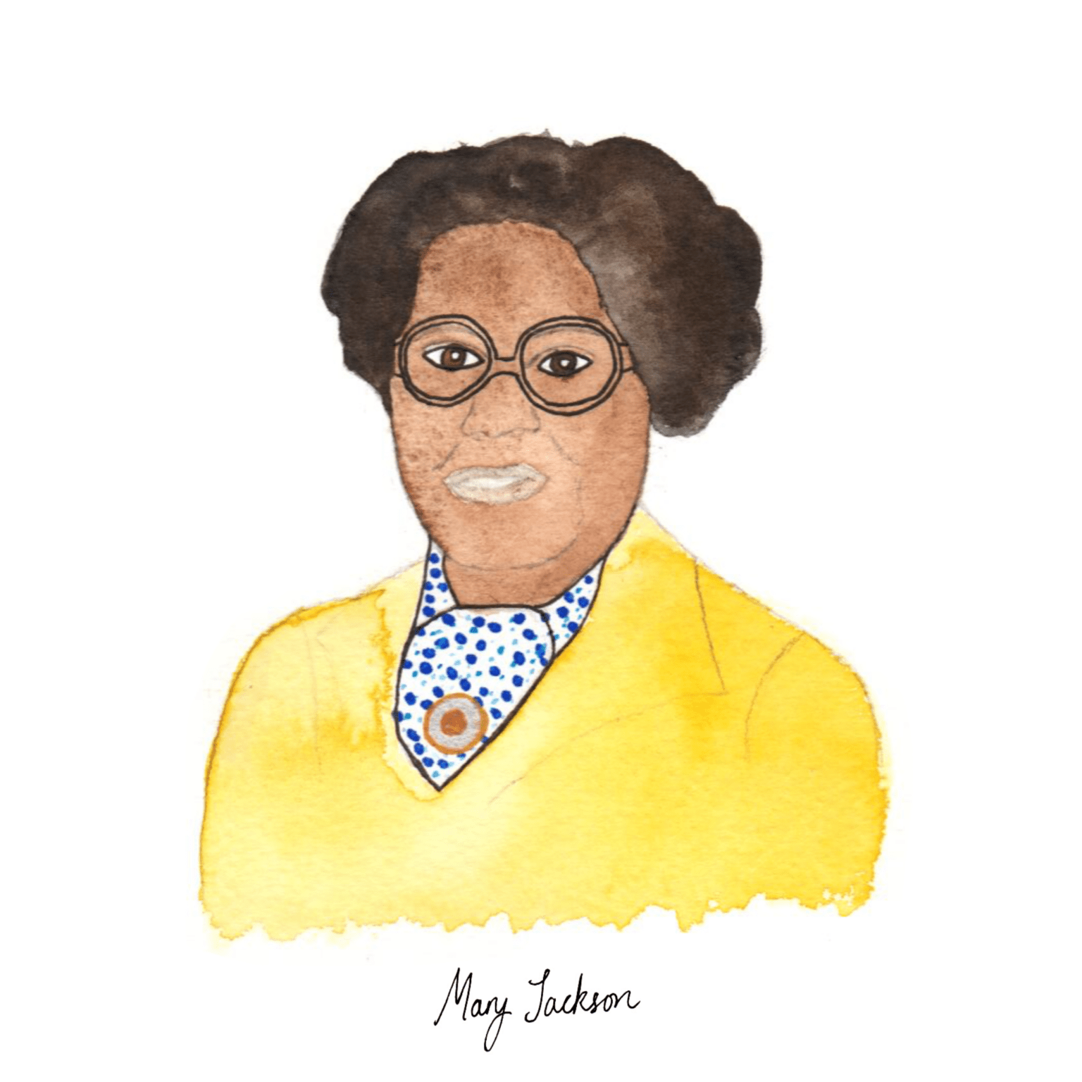 Mary Jackson EcoFriendly STEM Role Model Print The Market Co