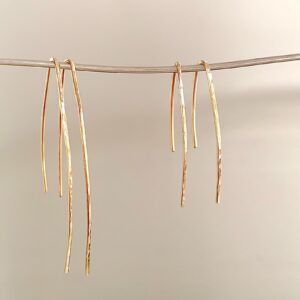 Gold threader earrings